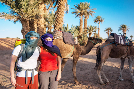 merzouga sunset camel ride